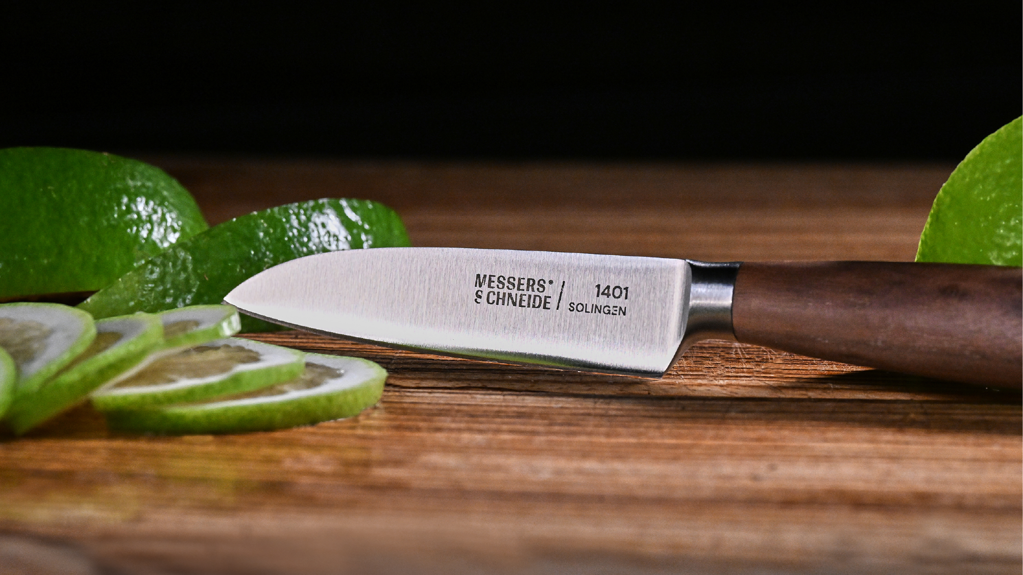 1401 Gemüsemesser | Nussbaum 8 cm