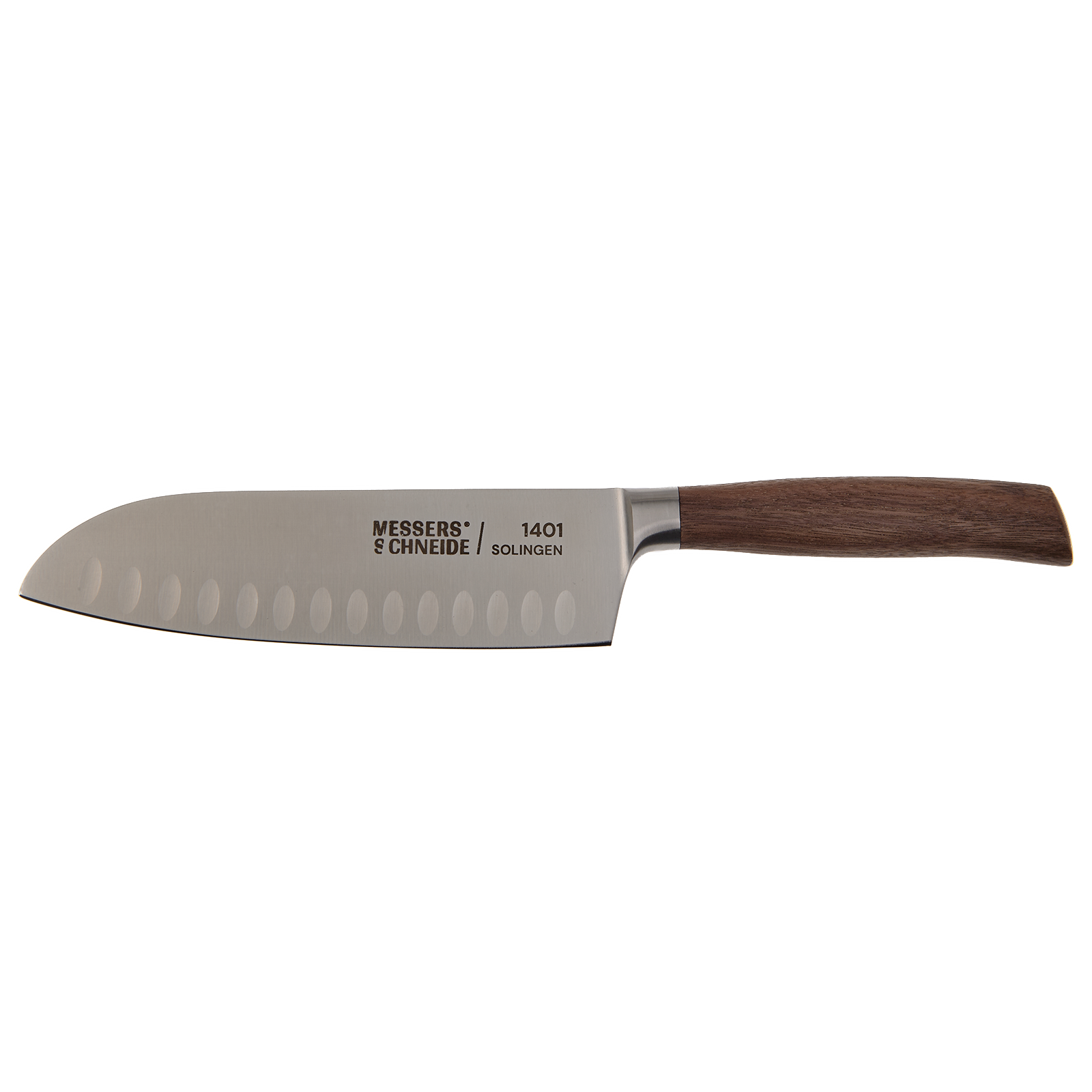 1401 Santoku mit Kulle | Nussbaum 16 cm