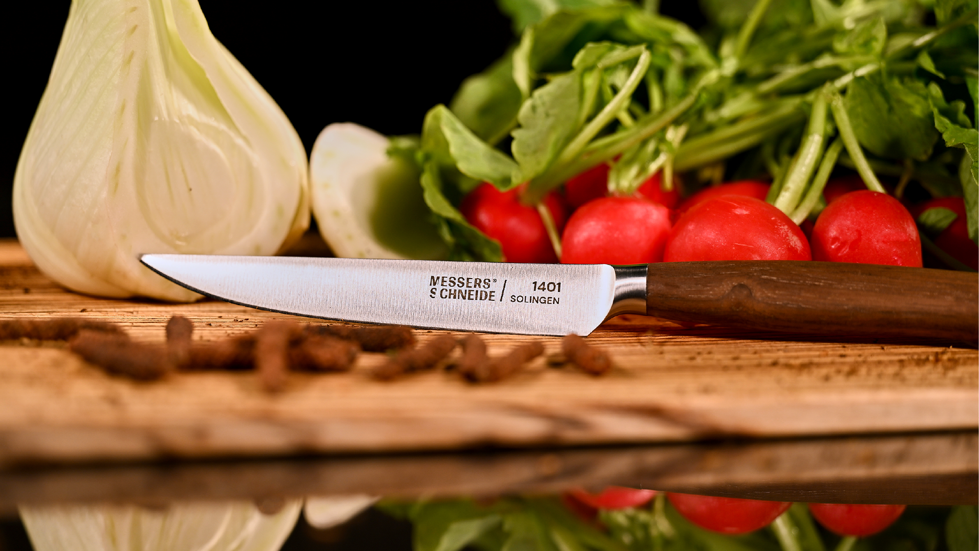 1401 Steakmesser / Universalmesser | Nussbaum 12 cm
