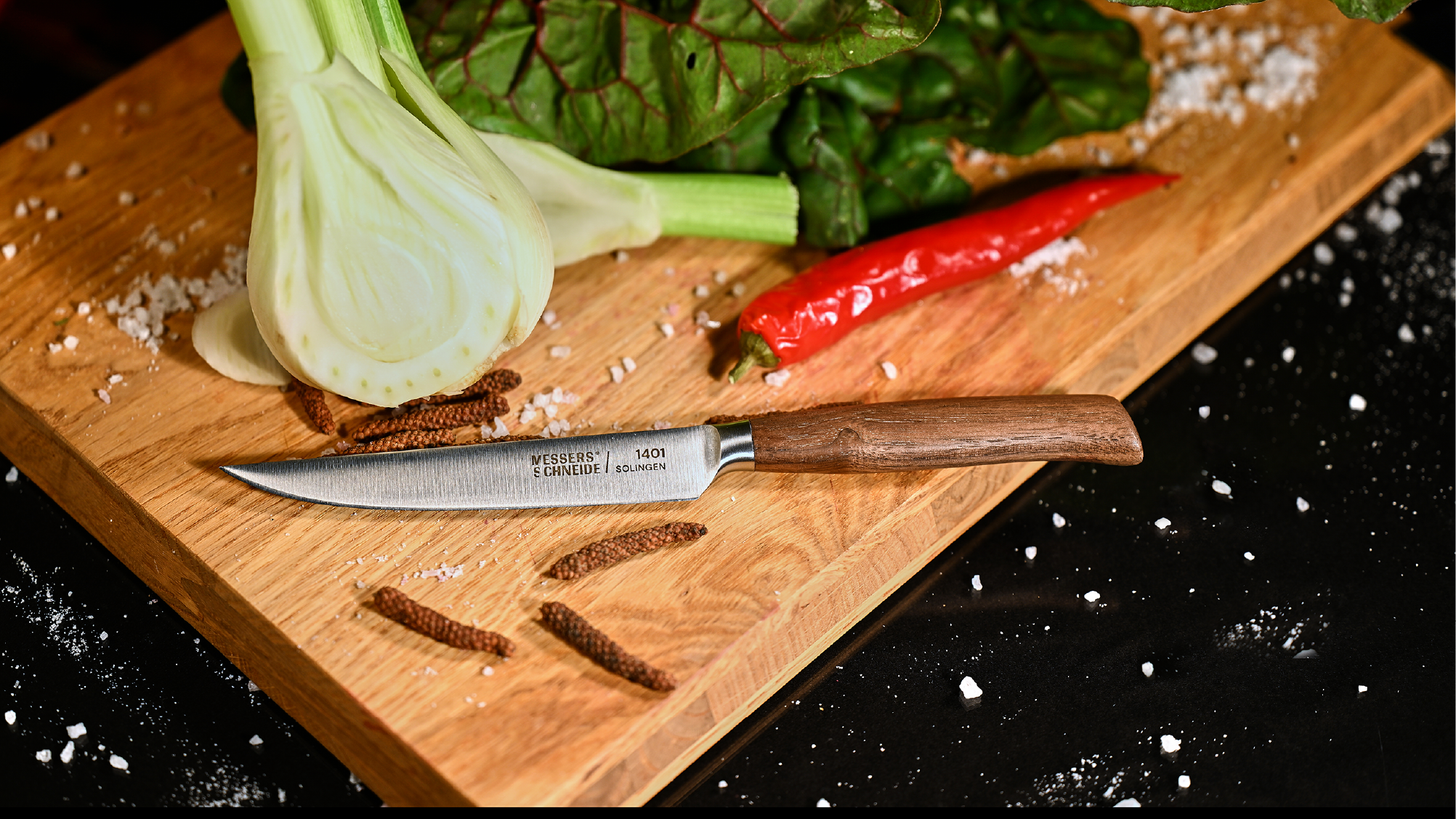 1401 Steakmesser / Universalmesser | Nussbaum 12 cm