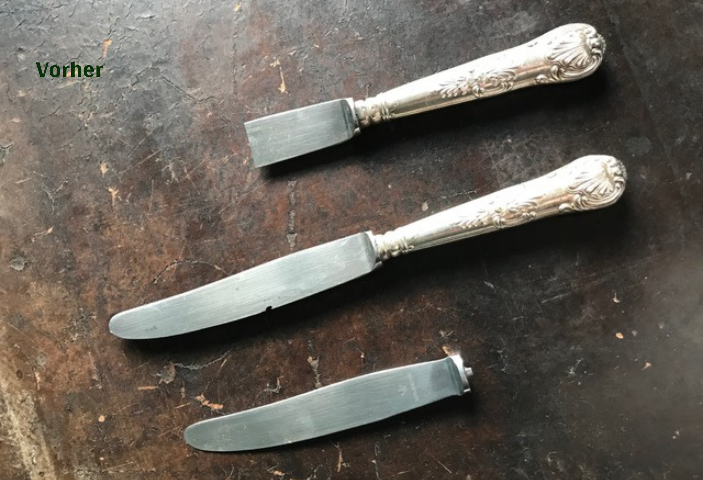 Tafelmesser Reparatur | Neue Klinge