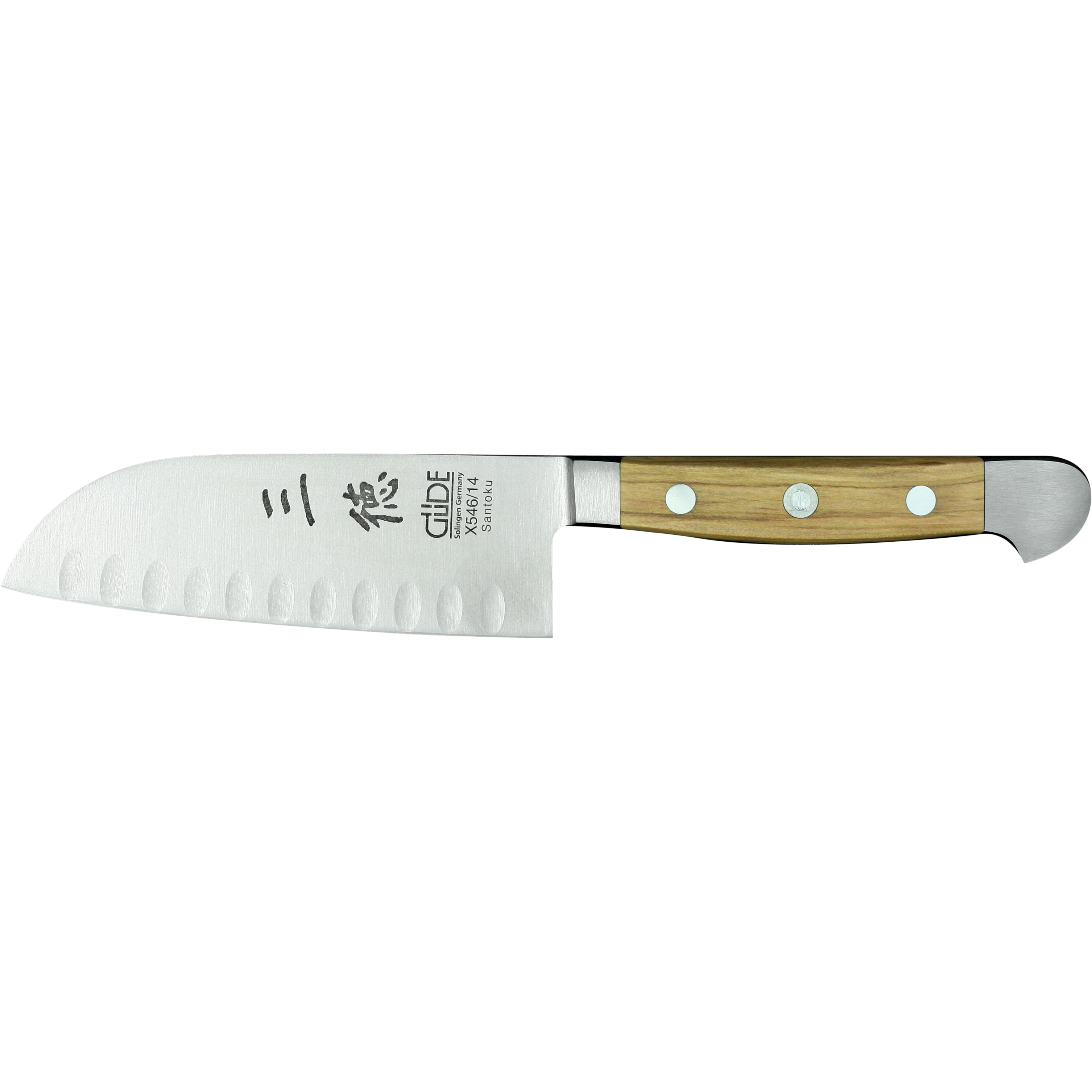 Güde |  Alpha Olive Santoku (Kulle) 14 cm