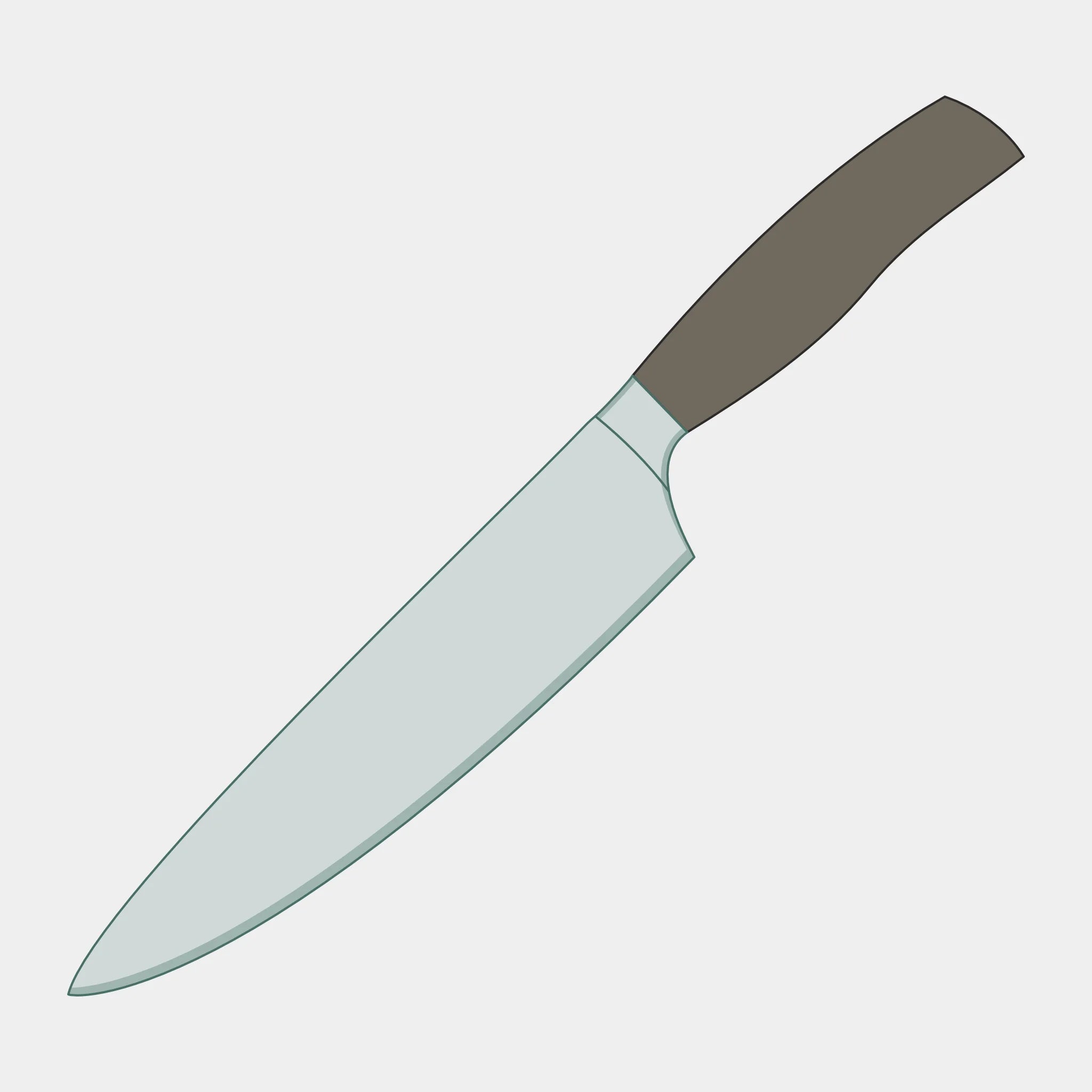 Langes Messer | Solinger Qualitätsschliff