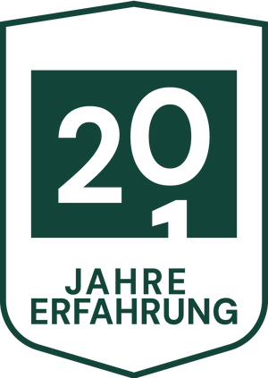 ÜBER 20 JAHRE ERFAHRUNG